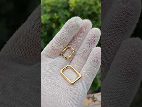 Stainless Steel Square Rings for Bag Straps & Handles