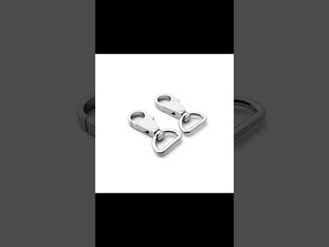 Flat-Tail Swivel Snap Hooks for Shoulder Straps, 12-16mm